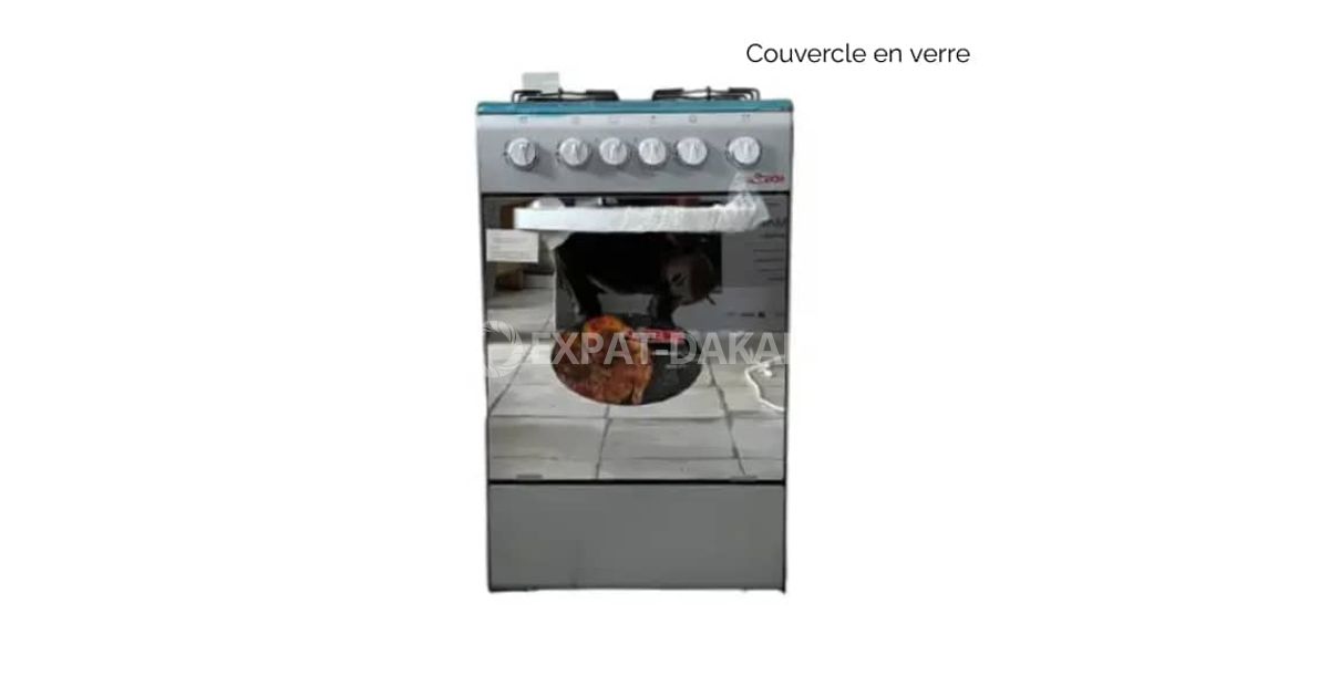 CUISINIÈRE ASTECH 4FEUX 50X50 INOX Plateau Expat Dakar