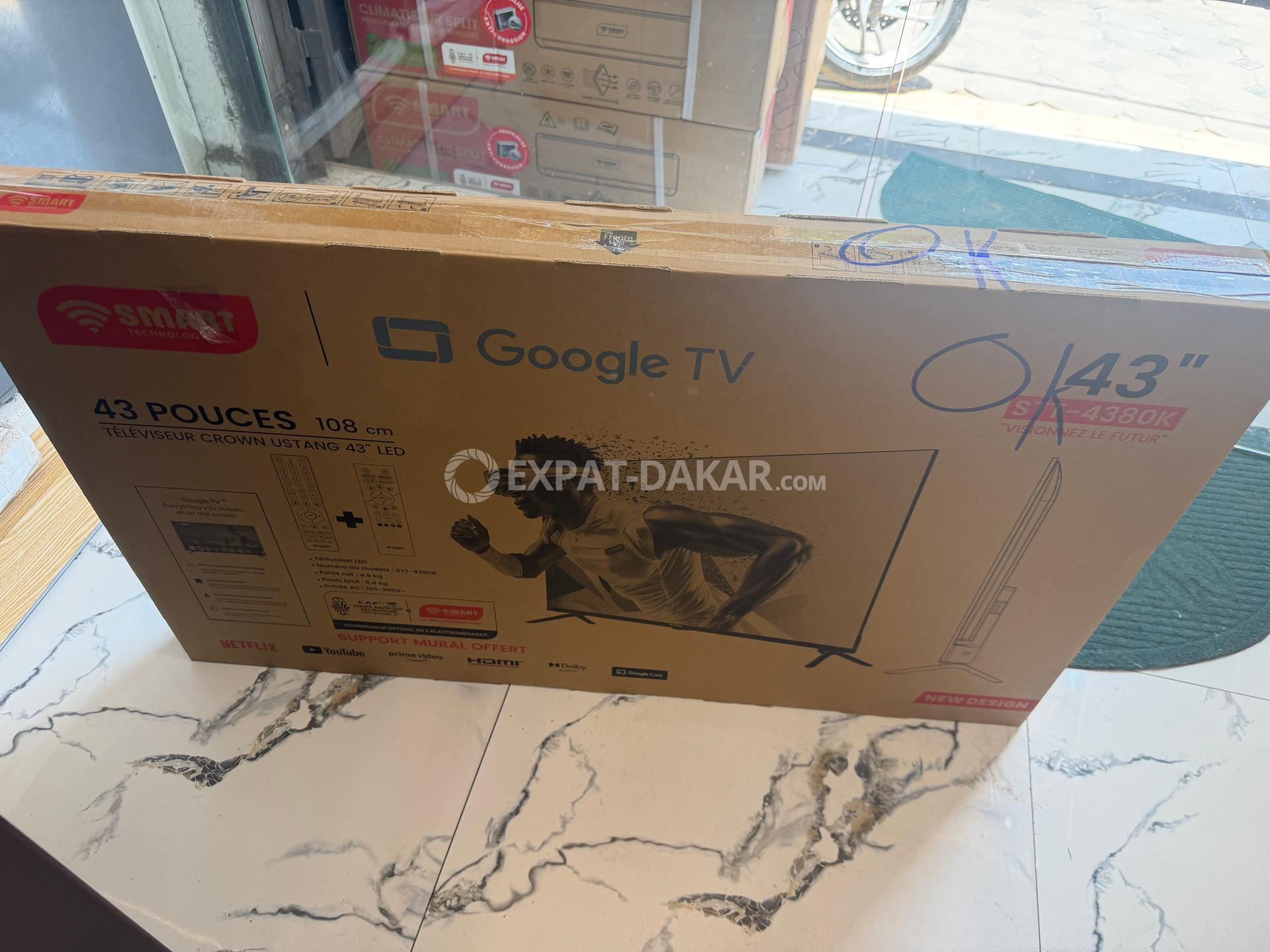 Television smart Google TV 32 pouces