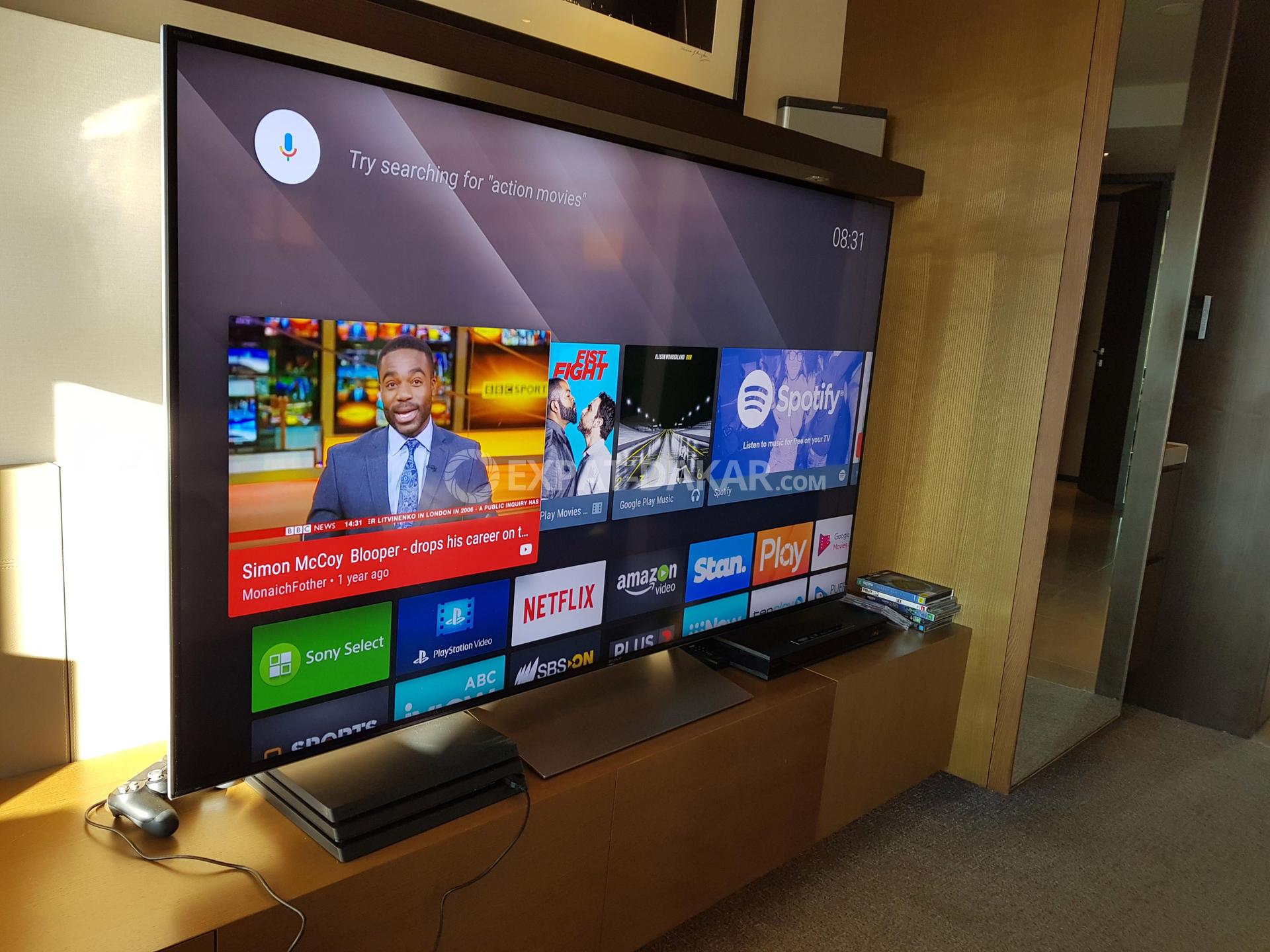 TÉLÉVISEUR SONY 55 POUCES SMART ANDROID LED ET 4K XBR55X900F Sicap