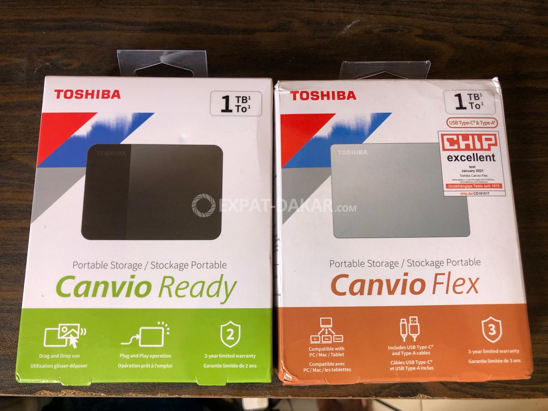 Disque dur externe Toshiba - Canvio 1To - (Prix en fcfa
