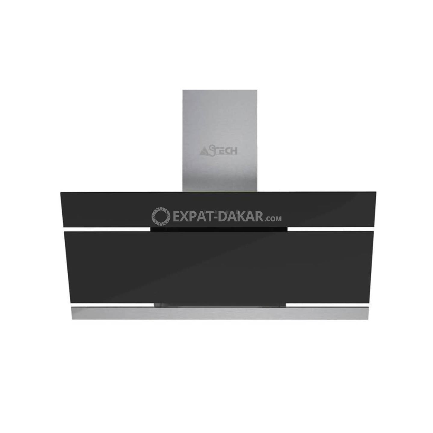 HOTTE DE CUISINE 90X60 ASTECH ENCASTRABLE NOIR