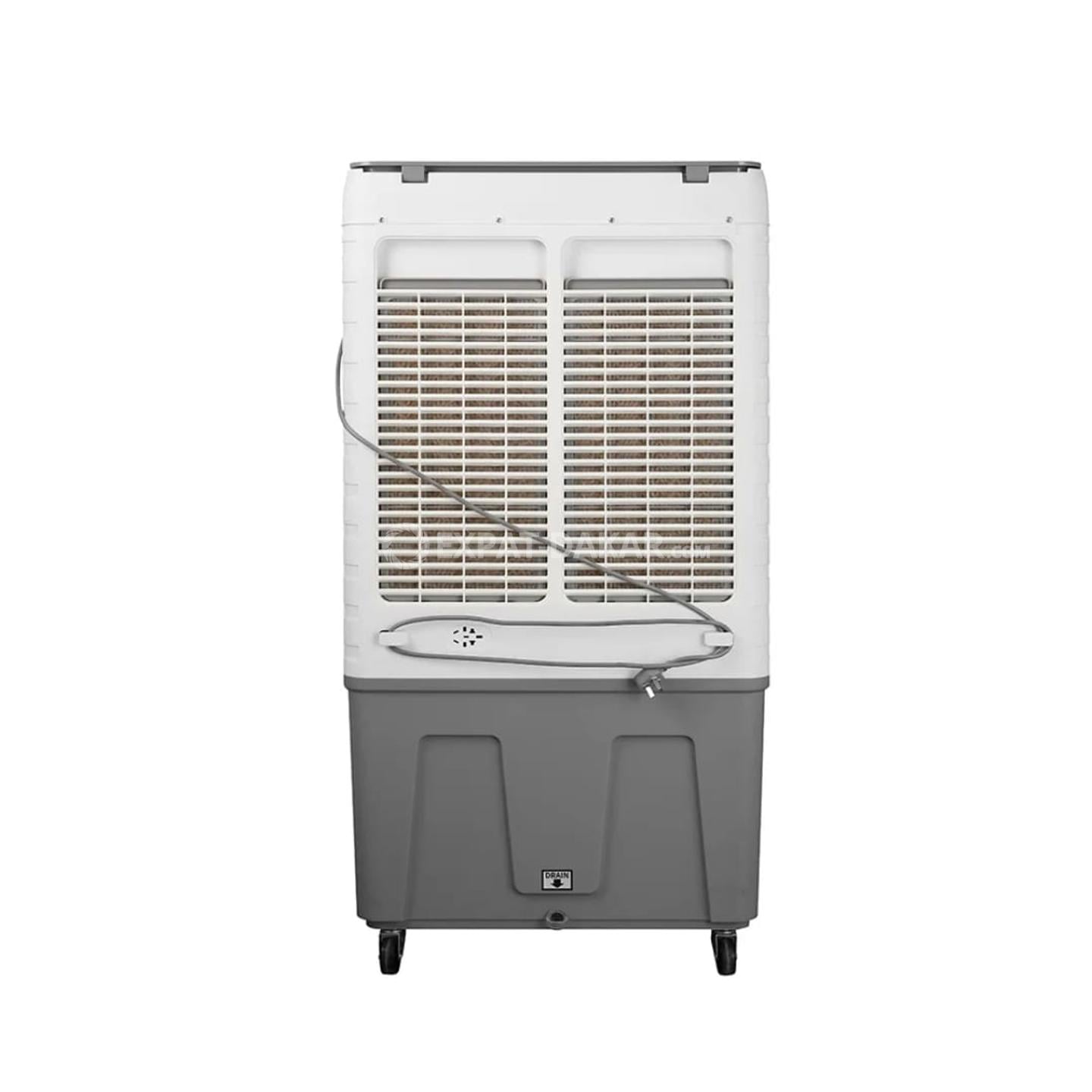 Climatiseur mobile blanc gris avec roulettes