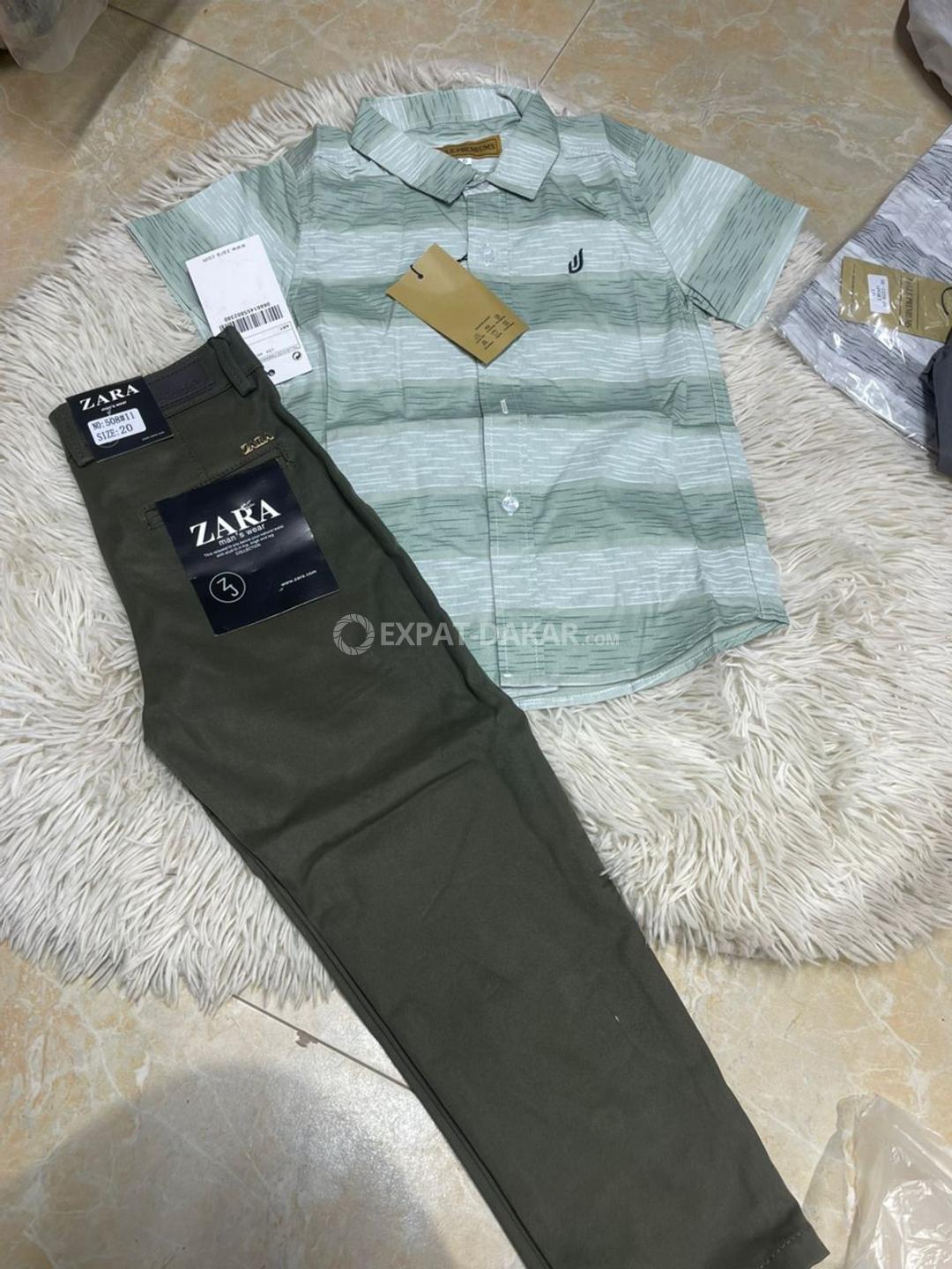 Pantalon ZARA Homme Kaki Poche Camouflage – Taille M – Style Urbain