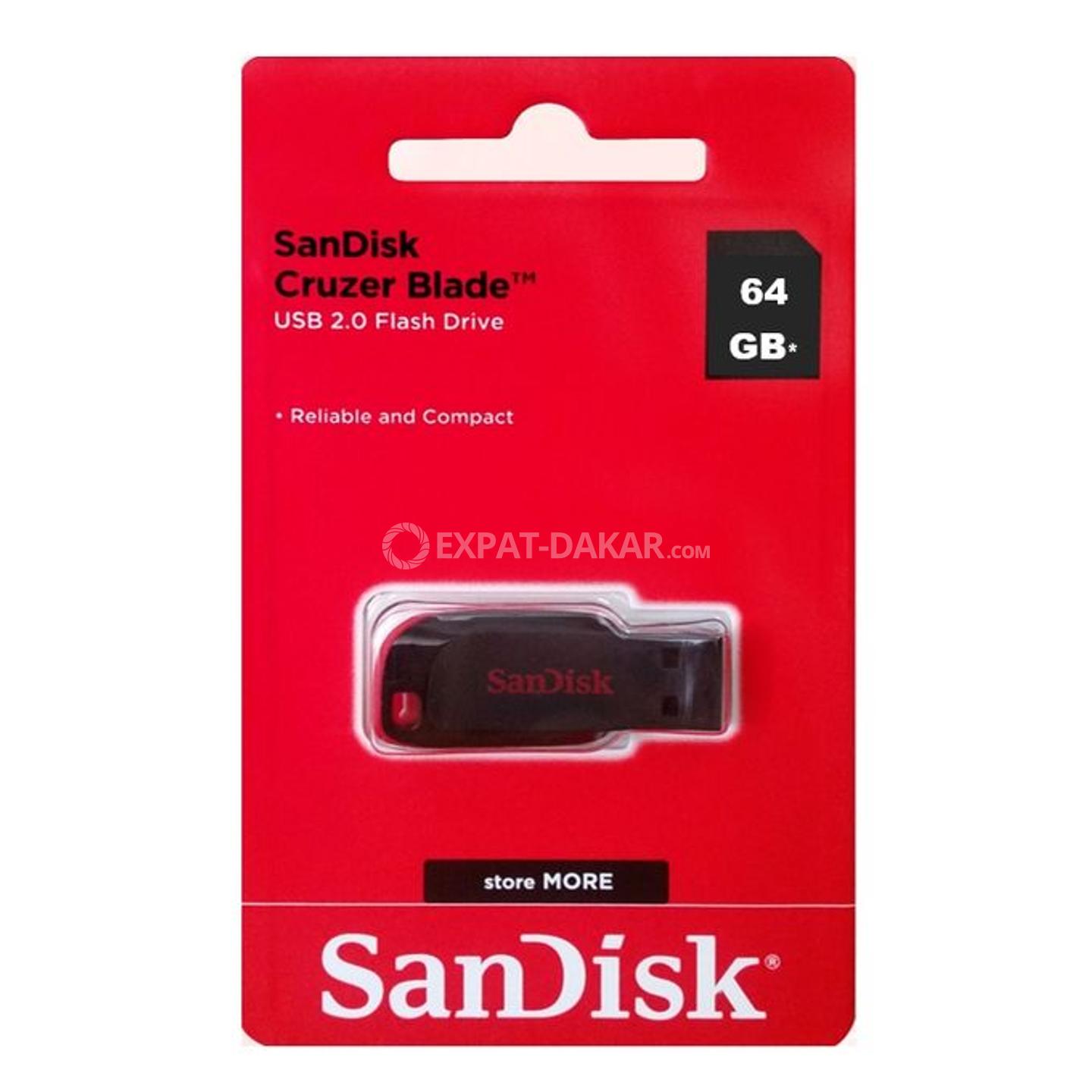 Sandisk- Clé USB 64 GB - Sécurité et Co