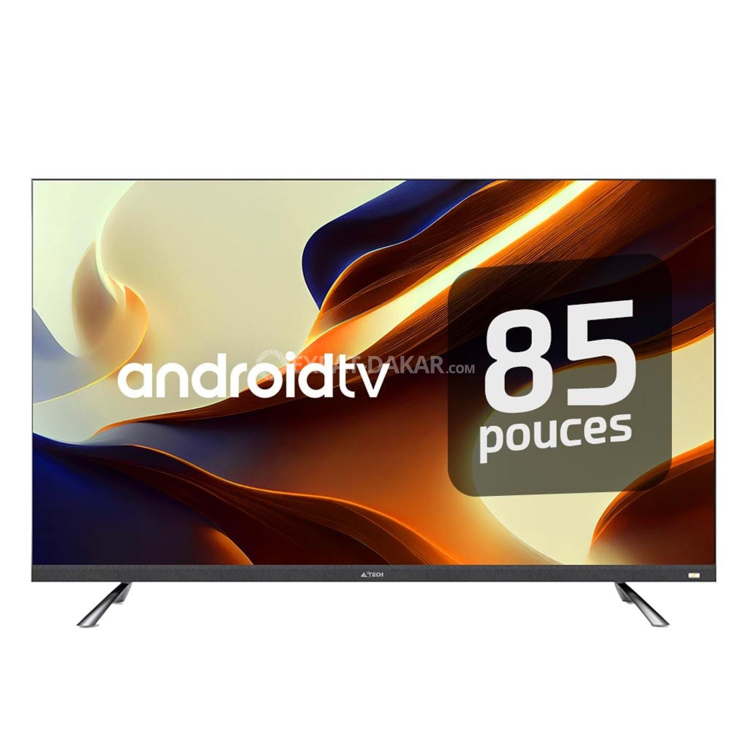 TELEVISEUR ASTECH 85" SMART QLED GOOGLE TV