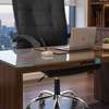 Chaise bureau cuir noir ergonomique réglable thumb 5