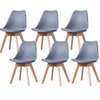Lots de 6 chaises style scandinave MALMÔ thumb 2