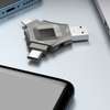 Clé USB 128 GB 3-en-1 Déverrouillage d'empreintes digitales thumb 0