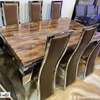 Table a manger marbre lourd 6 places thumb 1