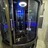 Cabine douche spa multifonction LED hydrojets noir thumb 0