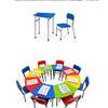 Table individuelle avec chaise semi-métallique thumb 0