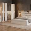 CHAMBRE A COUCHER ARMOIRE 6BATTANTS 6PIECES BEIGE thumb 0
