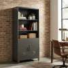 Bibliothèque Industrielle Anthracite 80x32x180 Cm Acier thumb 0