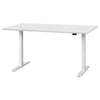 Bureau réglable électrique blanc surface lisse thumb 2