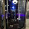 Cabine douche spa multifonction LED hydrojets noir thumb 2