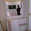 Ensemble lit armoire et commode blanche avec miroir doré thumb 0