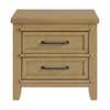 Table de chevet Soho Baby Morrison 2 tiroirs en bois miel thumb 0