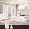 Ensemble chambre 5 pièces blanc laqué moderne 8816 thumb 0
