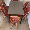 Table et chaises en rotin thumb 0