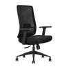 Chaise bureau ergonomique noire dossier mesh réglable thumb 0