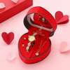 Coffret montre et bijoux femme cœur rouge strass thumb 1