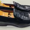 Chaussures cuir noir ou mocassin élégant semelle cuir thumb 0