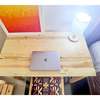 TABLE en BOIS BRUT / BUREAU - 100x60x75 CM thumb 1