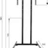 Support télévision mobile - 32 à 65" pouces  - Y609A thumb 6