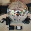 Jeu de lumiere pour DJ - Boule à facette motorisée thumb 0