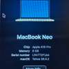 MacBook Neo Apple A18 Pro 8 Go macOS Tahoe thumb 1