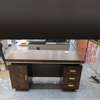 Bureau bois massif avec tiroirs thumb 1
