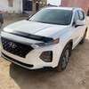 Hyundai Santa Fe 2019 SUV blanc spacieux polyvalent thumb 0