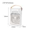 Ventilateur portable humidificateur blanc compact léger thumb 2