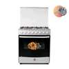 CUISINIERE ASTECH 6FEUX 80X60 A GAZ AVEC FOUR A GAZ INOX thumb 0