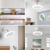 Ventilateur plafond LED blanc compact E27 thumb 3