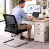 Chaise bureau ergonomique noire dossier maille 46cm thumb 2