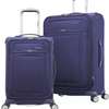 Set de deux valises SAMSONITE en tissu bleu thumb 0
