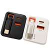 chargeur rapide avec prise pliable cable rétractable 65W thumb 0