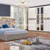 Ensemble chambre complet blanc doré design moderne thumb 4