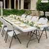 Ensemble table pliante blanche + Couverts de luxe jetable thumb 1