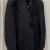 Veste noire double boutonnage coupe ajustée thumb 1