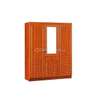Ensemble bureau bois clair + chaise noire ergonomique thumb 3
