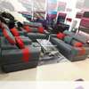 Salon 7places en similicuir et en tissu thumb 8