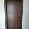 Porte intérieure bois marron foncé design moderne thumb 1