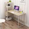 BUREAU D’ORDINATEUR AVEC ETAGERE BEIGE thumb 1