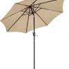Parasol beige inclinable, avec manivelle thumb 2