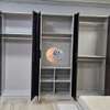 CHAMBRE A COUCHER ARMOIRE 6BATTANTS 6PIECES MARRON GRIS ANKA thumb 3