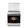 CUISINIERE ASTECH 6FEUX 80X60 A GAZ AVEC FOUR A GAZ INOX m thumb 4