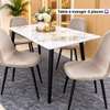 Ensemble table marbre + 4 chaises thumb 1