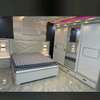 Ensemble chambre moderne blanc lit armoire LED thumb 0